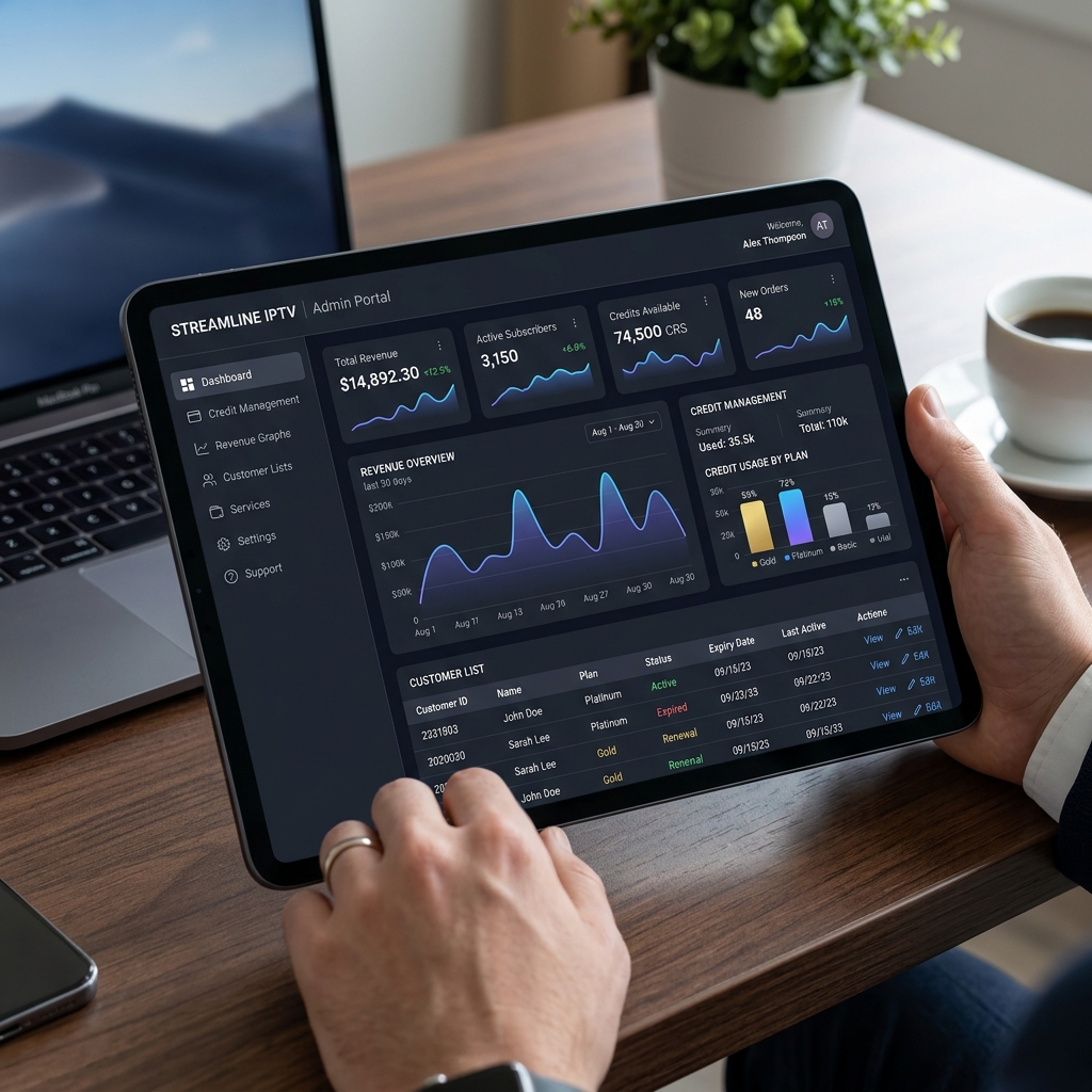 Gestion revendeur IPTV